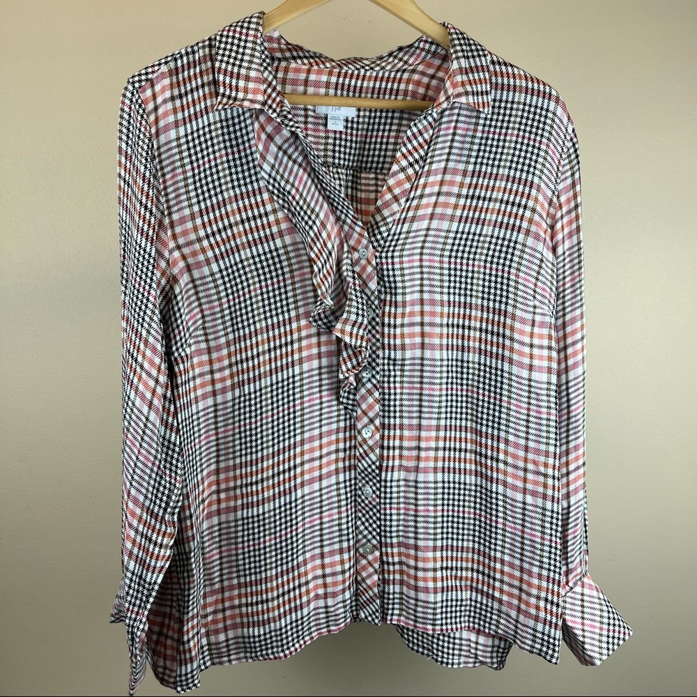 J.Jill Ruffled Top